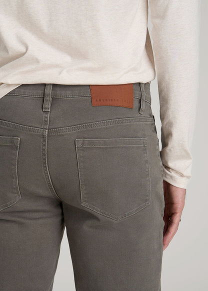 Carman Tapered Fit Colored Jeans for Tall Men in Sage