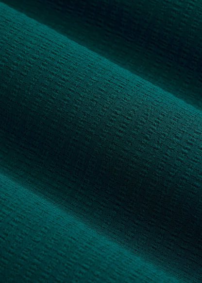 Coastal Perforated Button shirt for Tall Men in Deep Teal