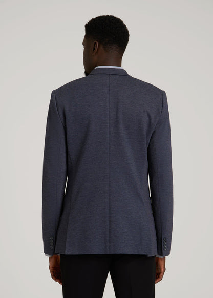 Core Blazer for Tall Men in Navy Diagonal