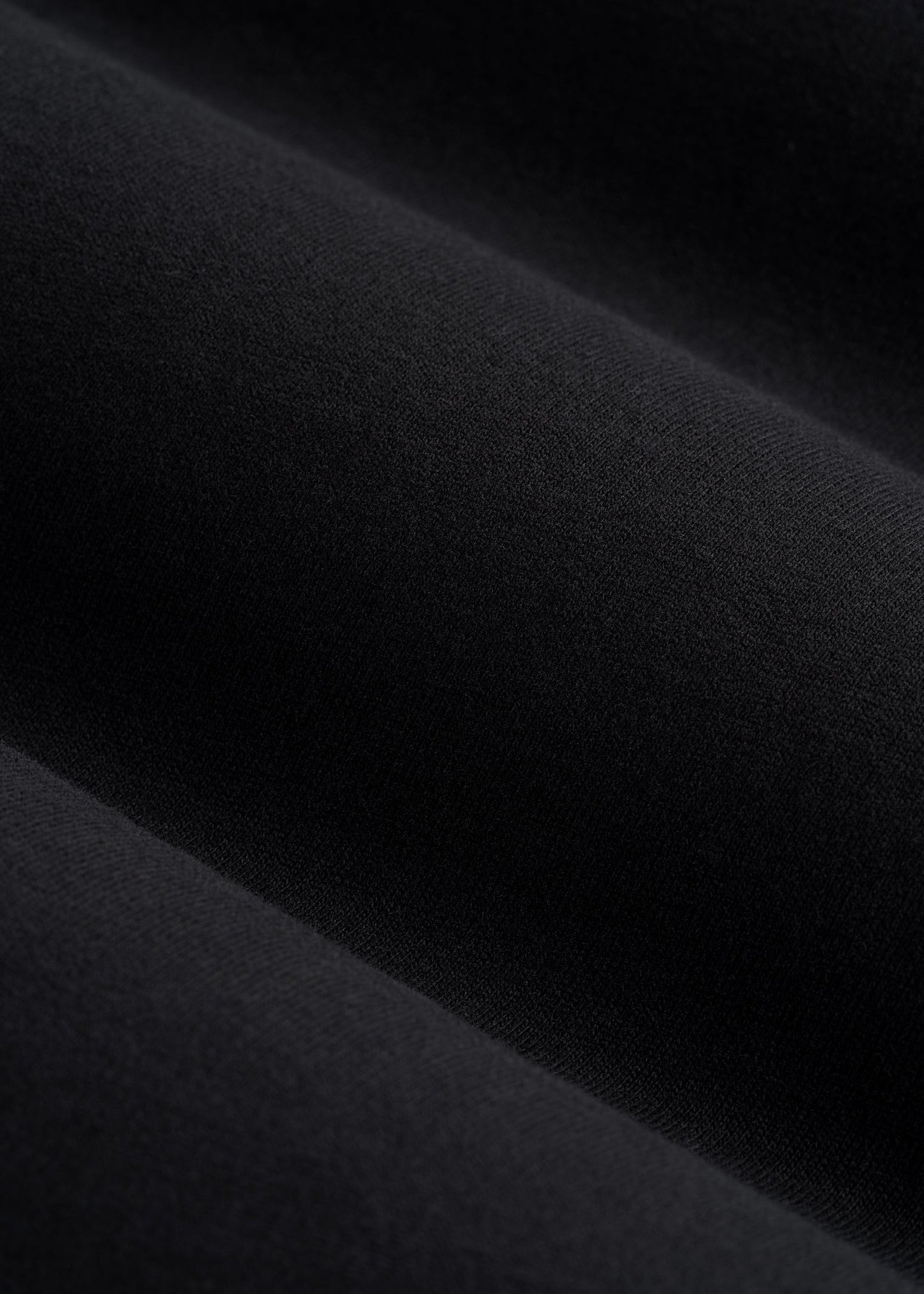 Core Cotton Crewneck Tee for Tall Men in Black