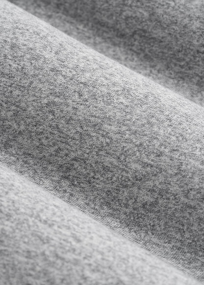 Core Cotton Crewneck Tee for Tall Men in Heathered Grey