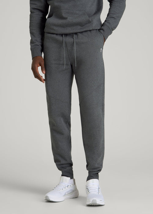 Core Motion Fleece Jogger for Tall Men in Charcoal Mix