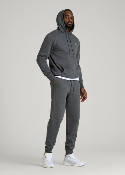 Core Motion Fleece Jogger for Tall Men in Charcoal Mix