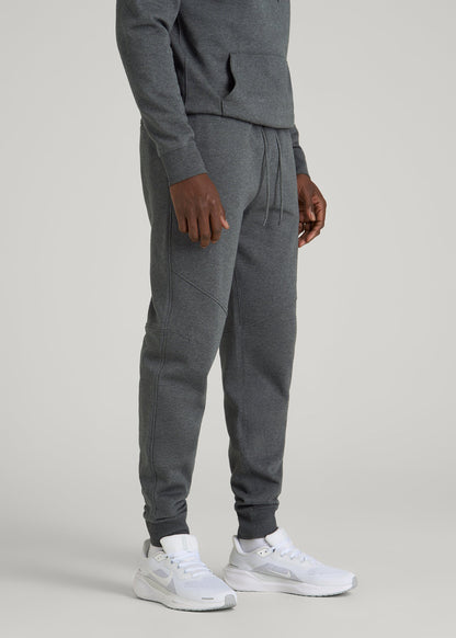 Core Motion Fleece Jogger for Tall Men in Charcoal Mix