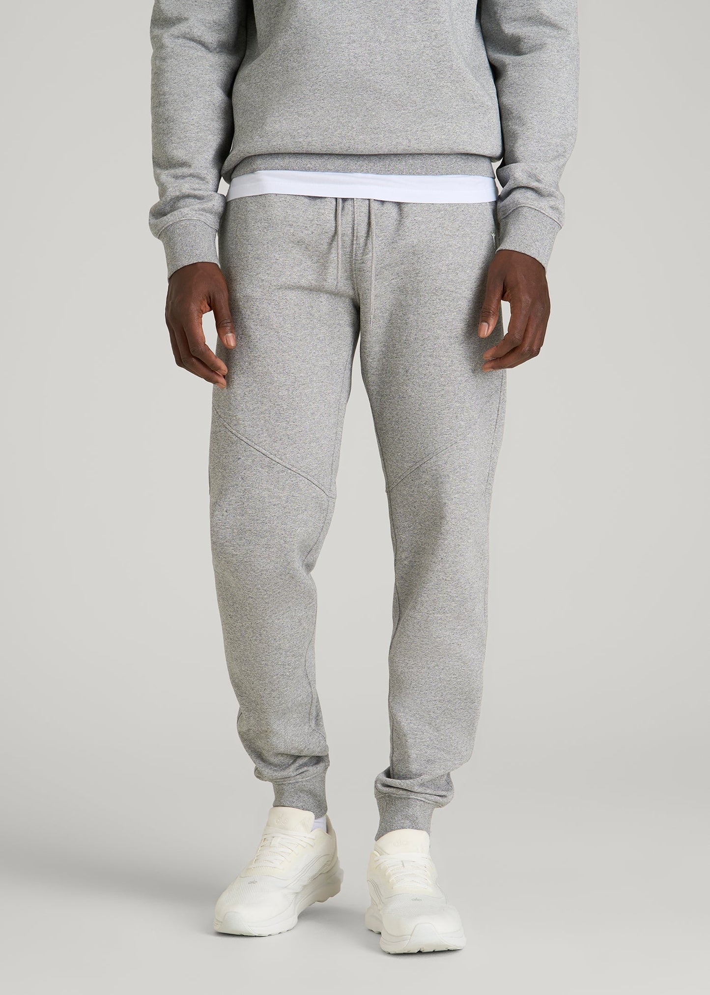 Core Motion Fleece Jogger for Tall Men in Heathered Grey