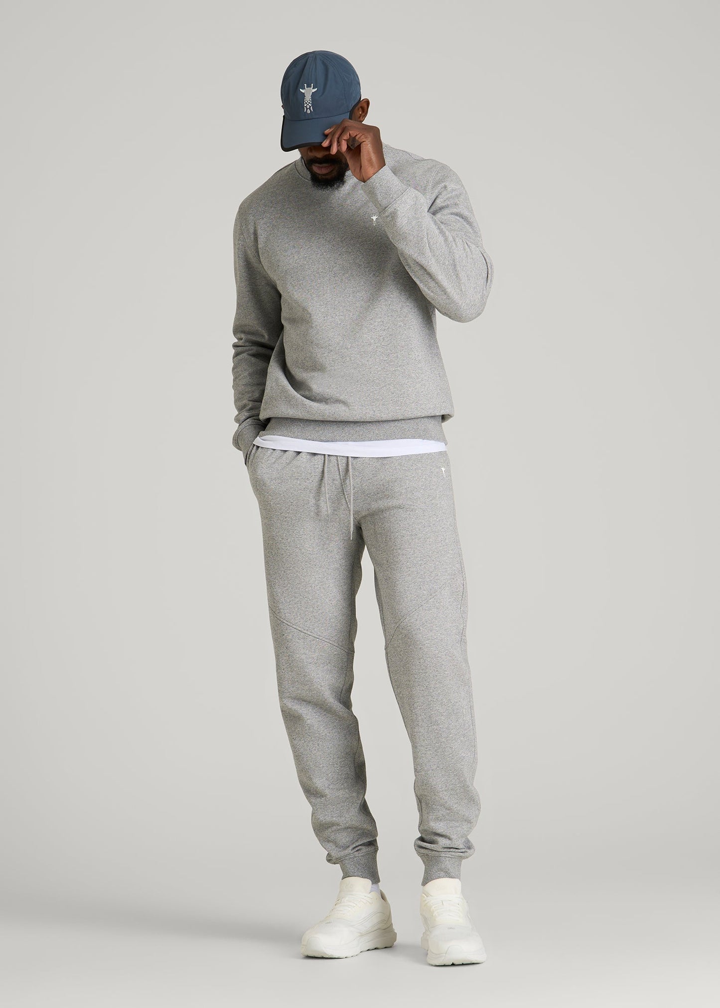 Core Motion Fleece Jogger for Tall Men in Heathered Grey