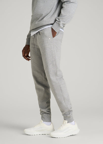 Core Motion Fleece Jogger for Tall Men in Heathered Grey