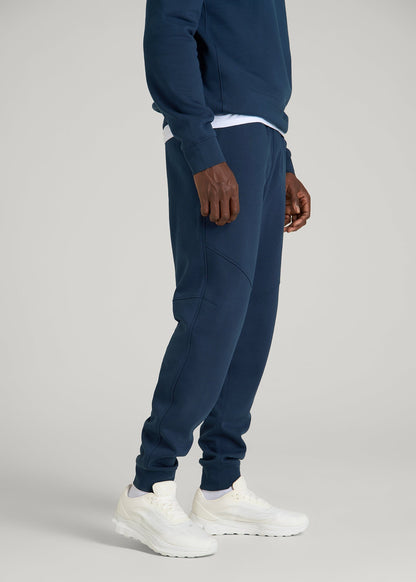 Core Motion Fleece Jogger for Tall Men in Navy Blue
