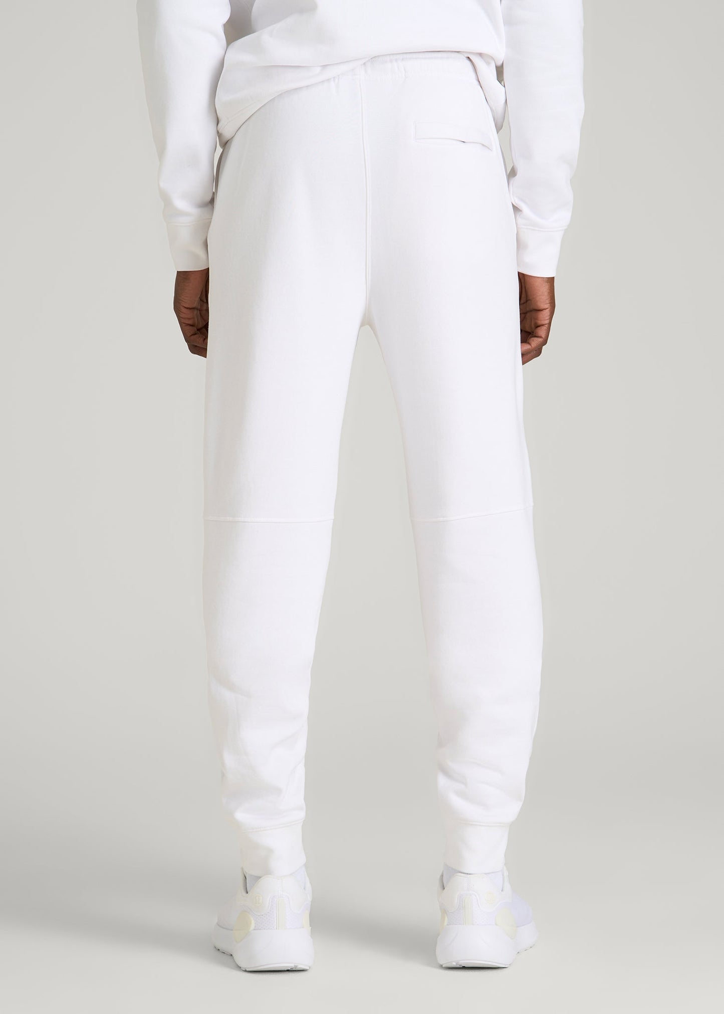 Core Motion Fleece Jogger for Tall Men in White
