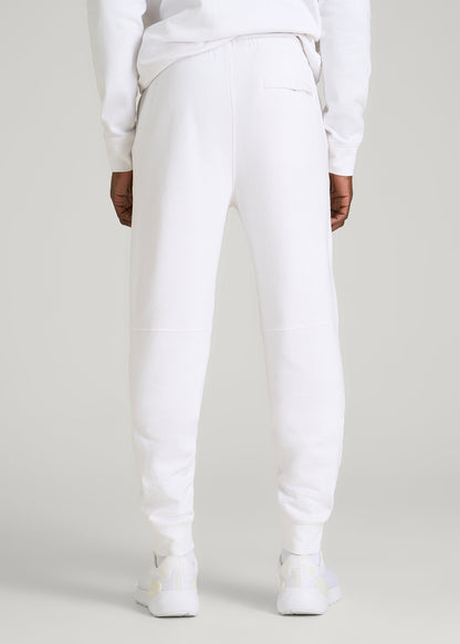 Core Motion Fleece Jogger for Tall Men in White