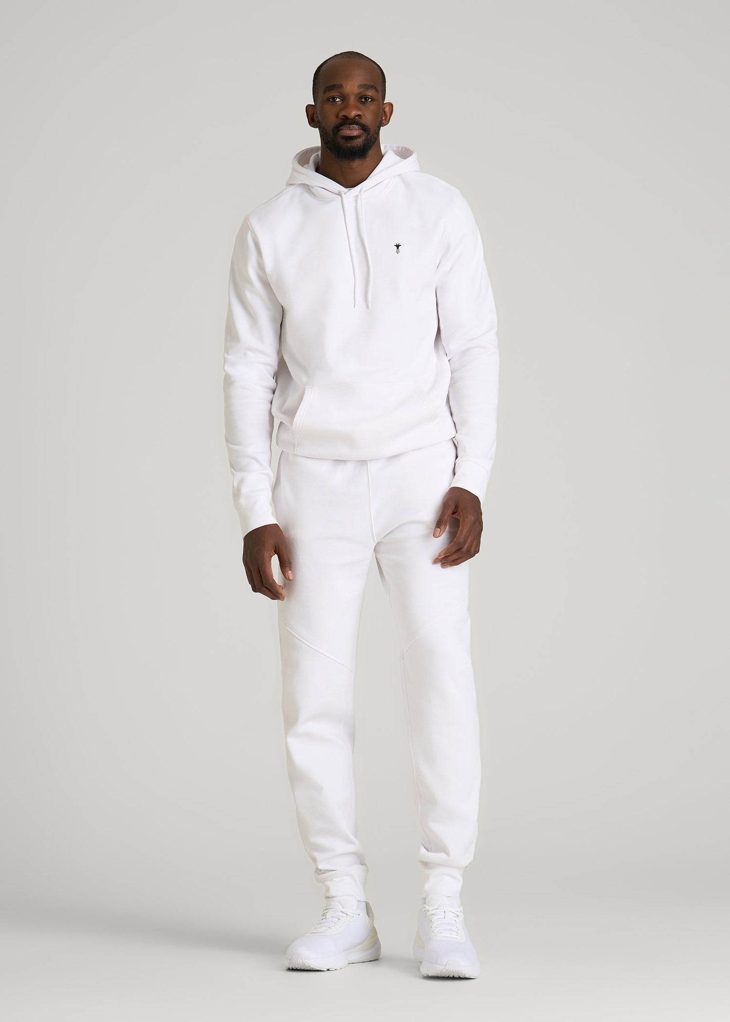 Core Motion Fleece Jogger for Tall Men in White
