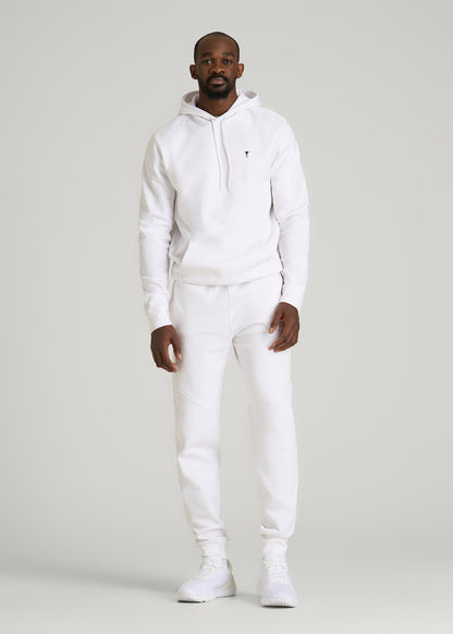 Core Motion Fleece Jogger for Tall Men in White
