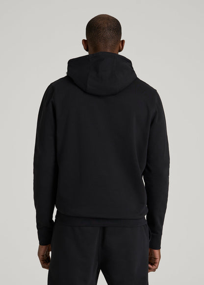 Core Motion Fleece Popover Hoodie for Tall Men in Black