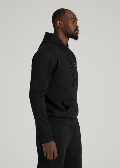 Core Motion Fleece Popover Hoodie for Tall Men in Black