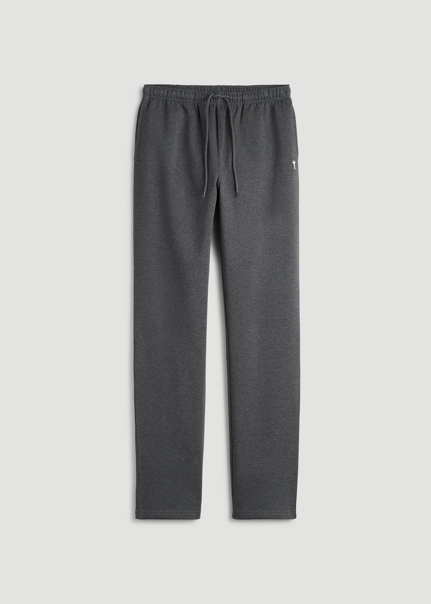 Core Motion Fleece Straight Leg Sweatpants for Tall Men in Charcoal Mix