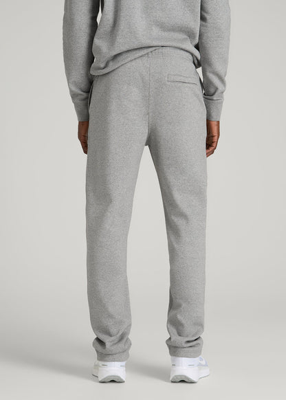 Core Motion Fleece Straight Leg Sweatpants for Tall Men in Heathered Grey