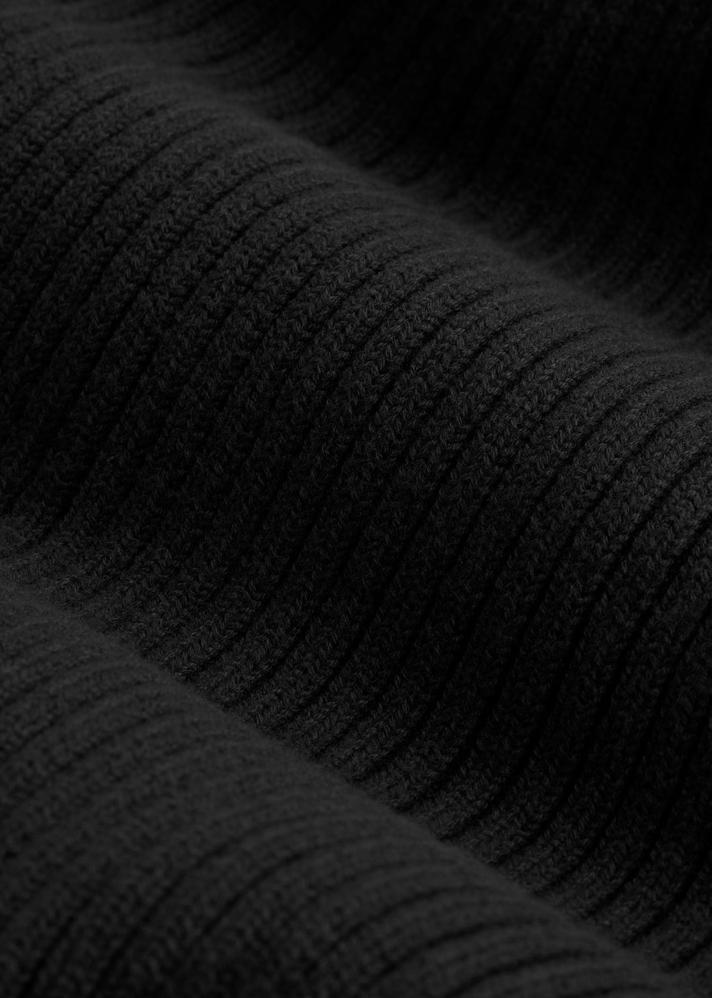 Cotton Beanie in Black