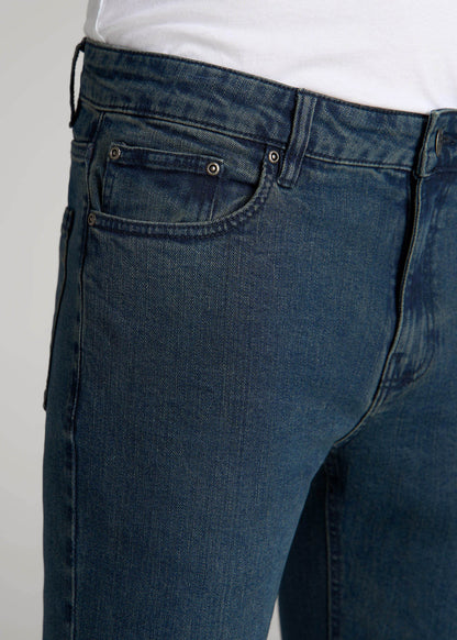 Dylan Slim Fit Jeans for Tall Men in Coastal Blue