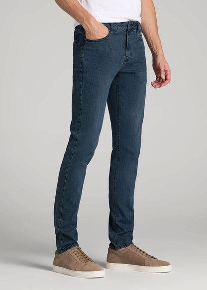 Dylan Slim Fit Jeans for Tall Men in Coastal Blue