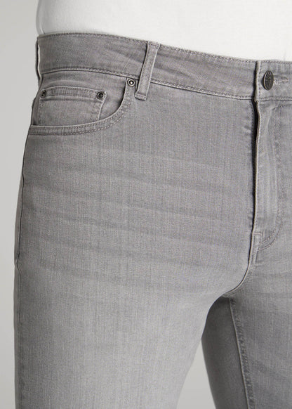 Dylan Slim Fit Jeans for Tall Men in Concrete Grey