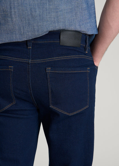 Dylan Slim Fit Jeans for Tall Men in Deep Indigo Wash