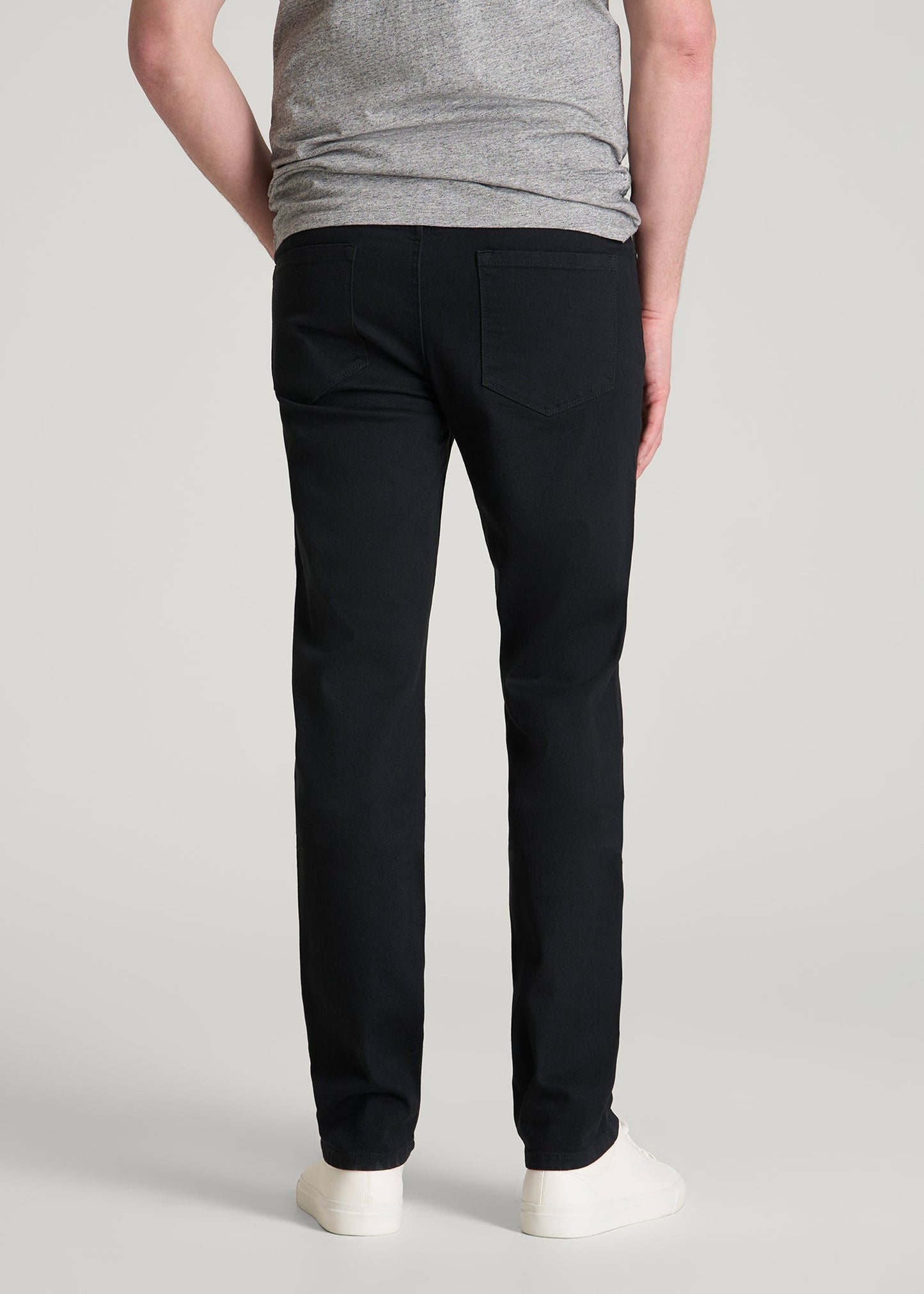 Dylan Slim Fit Jeans for Tall Men in Optimum Black