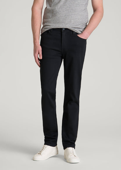 Dylan Slim Fit Jeans for Tall Men in Optimum Black
