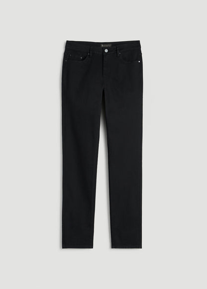 Dylan Slim Fit Jeans for Tall Men in Optimum Black