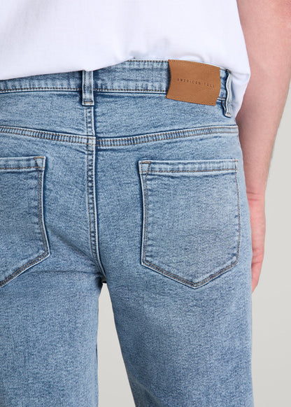Dylan Slim Fit Jeans for Tall Men in Perfect Blue