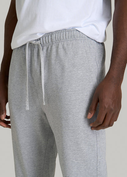Everyday French Terry Jogger for Tall Men in Grey Mix
