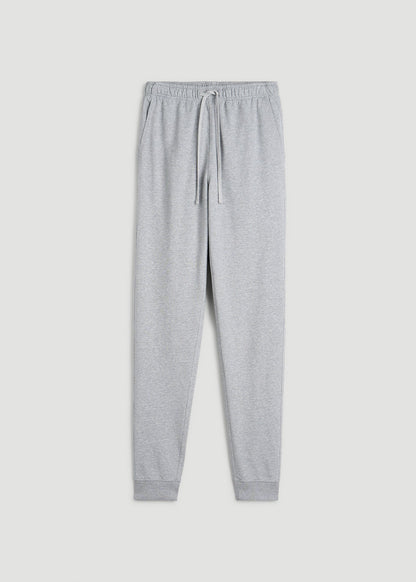 Everyday French Terry Jogger for Tall Men in Grey Mix