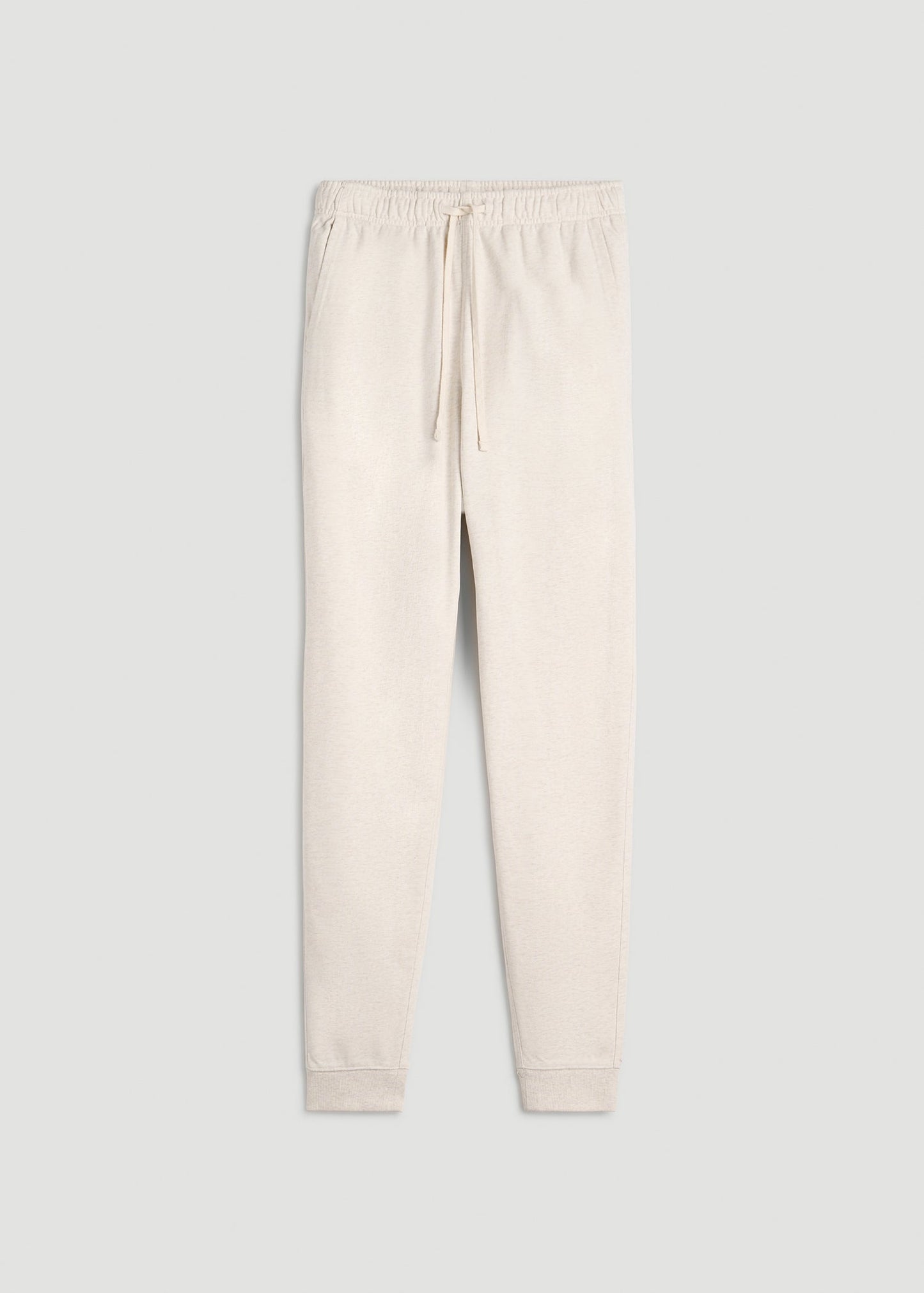Everyday French Terry Jogger for Tall Men in Heathered Oatmeal