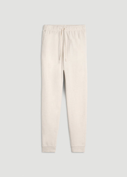 Everyday French Terry Jogger for Tall Men in Heathered Oatmeal
