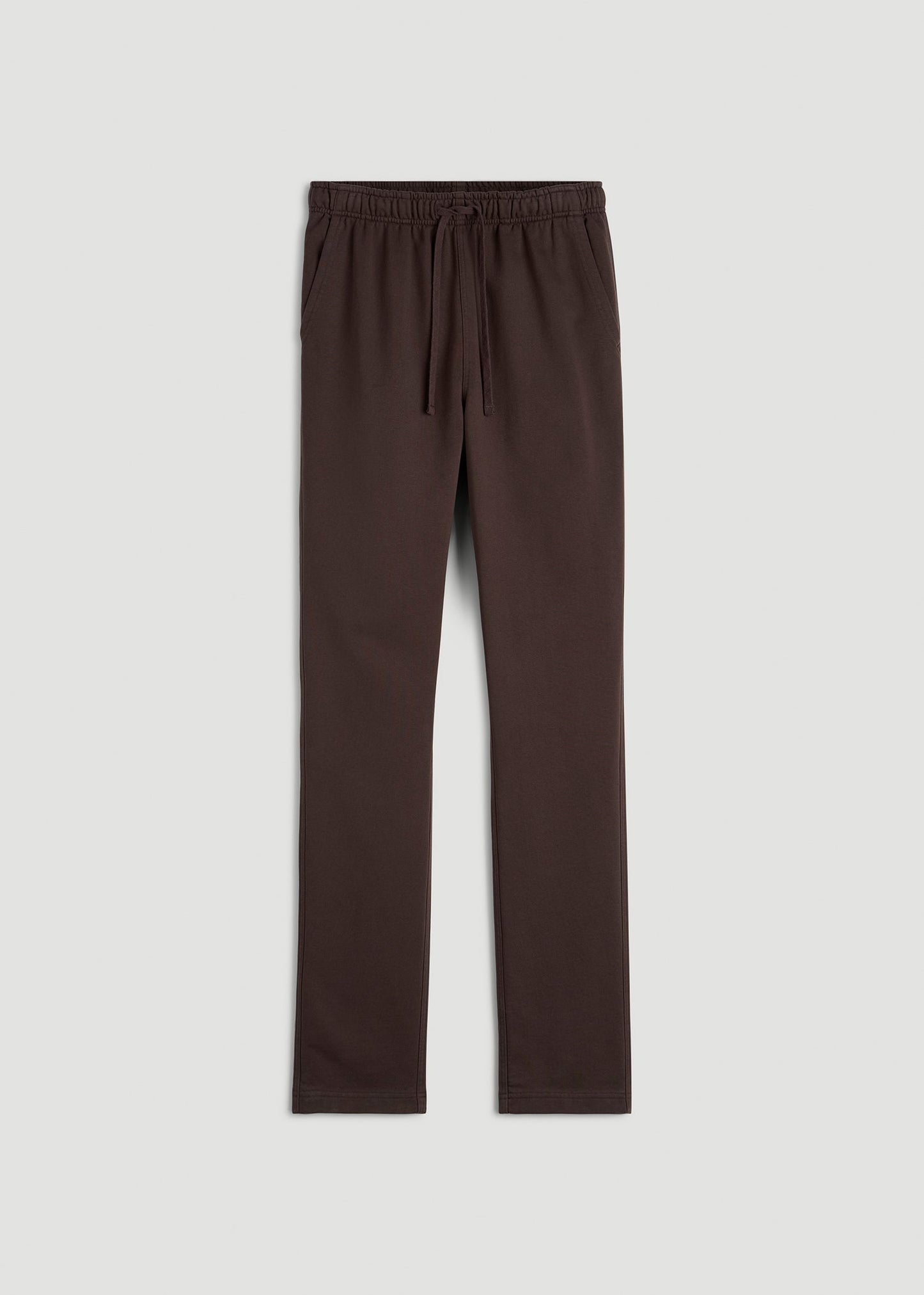 Everyday French Terry Straight Leg Sweatpants for Tall Men in Espresso