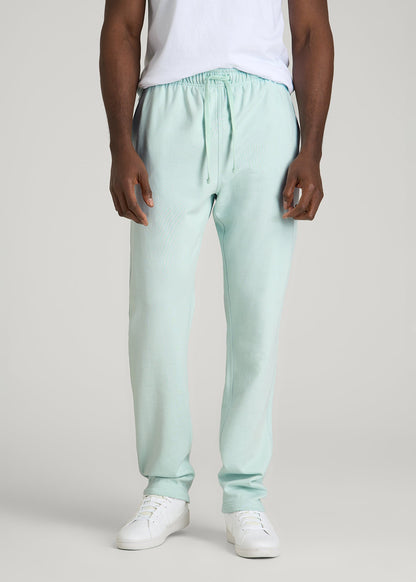 Everyday French Terry Straight Leg Sweatpants for Tall Men in Opal Blue