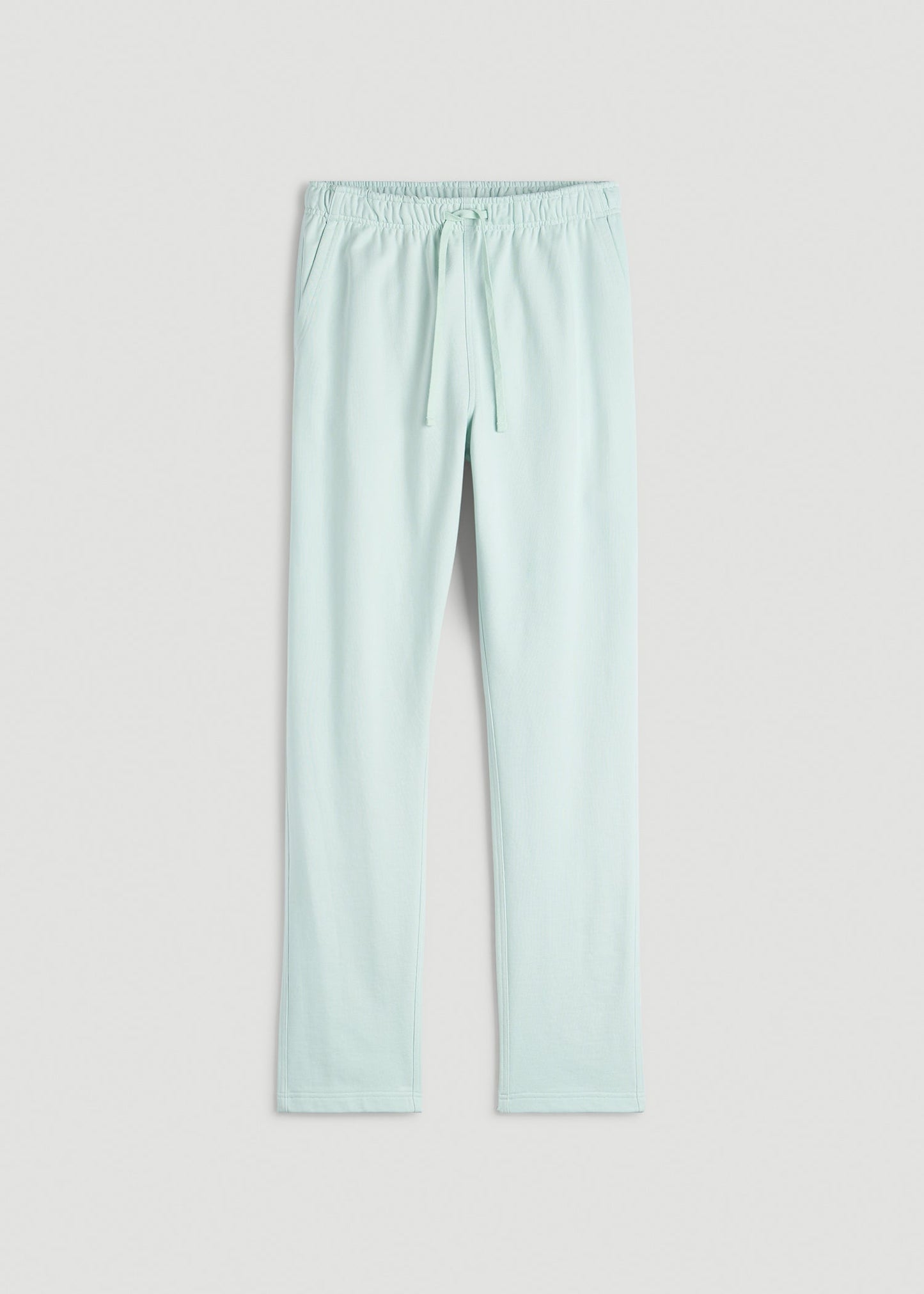 Everyday French Terry Straight Leg Sweatpants for Tall Men in Opal Blue