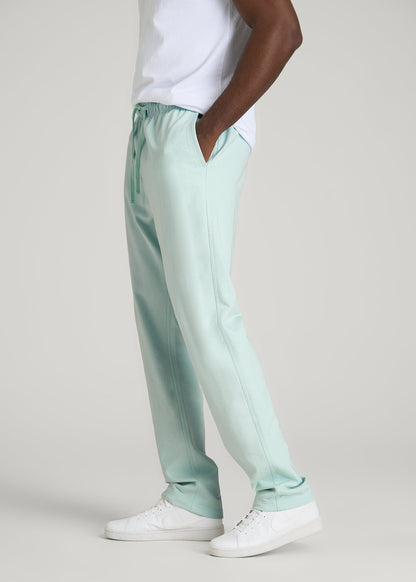 Everyday French Terry Straight Leg Sweatpants for Tall Men in Opal Blue