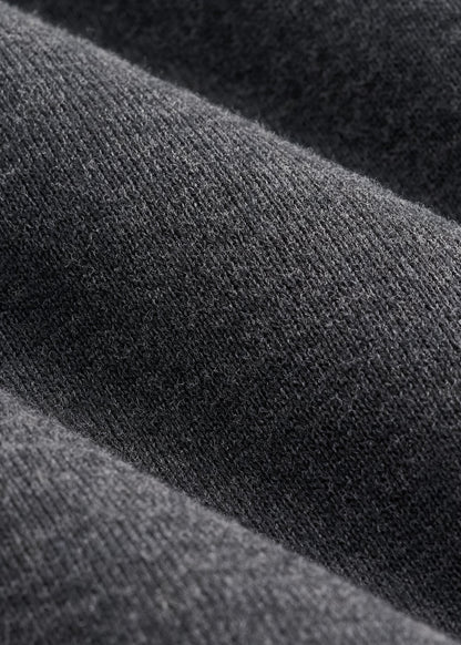 Everyday V-Neck Sweater for Tall Men in Charcoal Mix