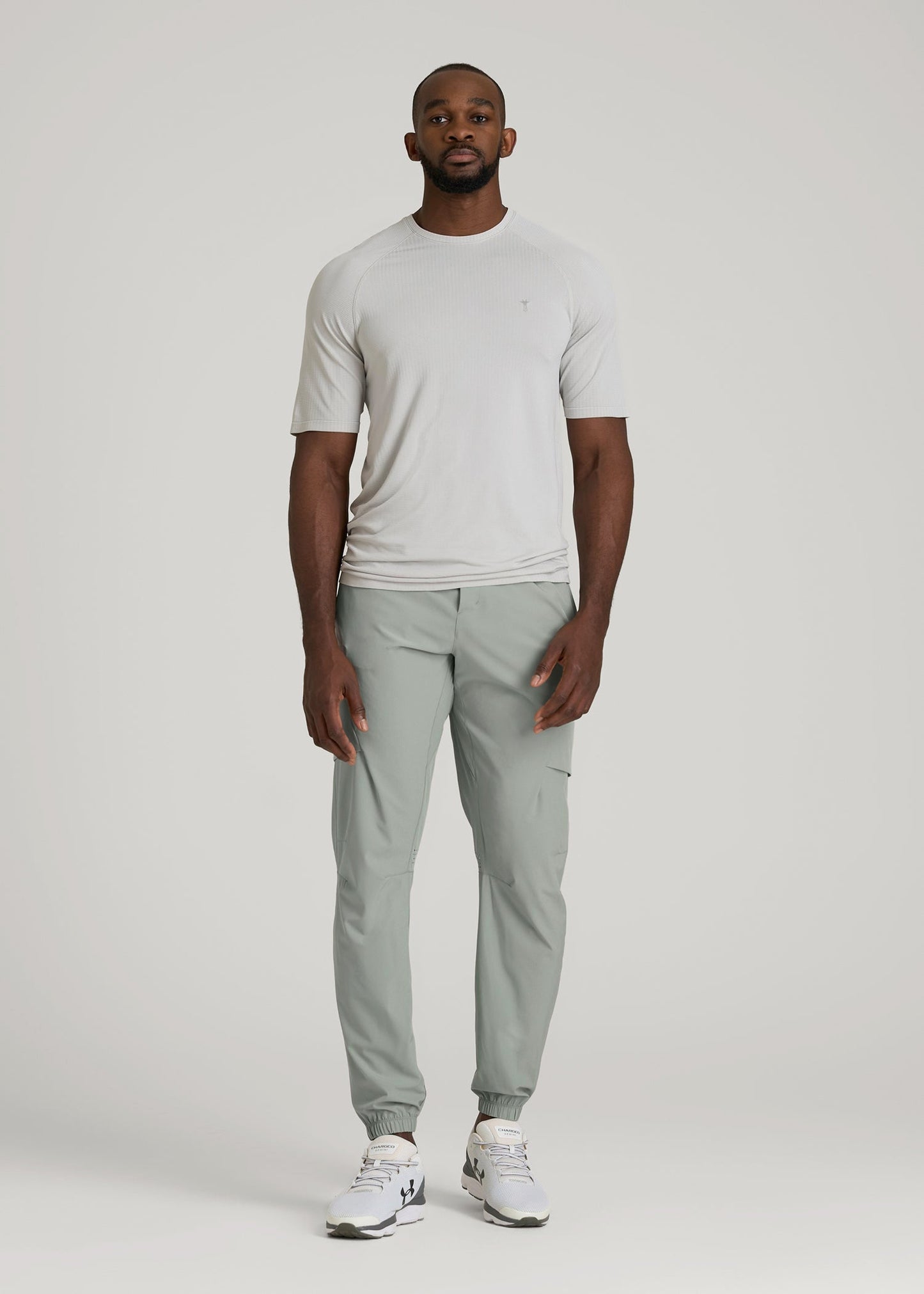 Featherweight Cargo Training Jogger for Tall Men in Seagrass