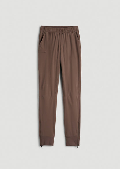 Featherweight Perforated Training Jogger in Coffee Quartz