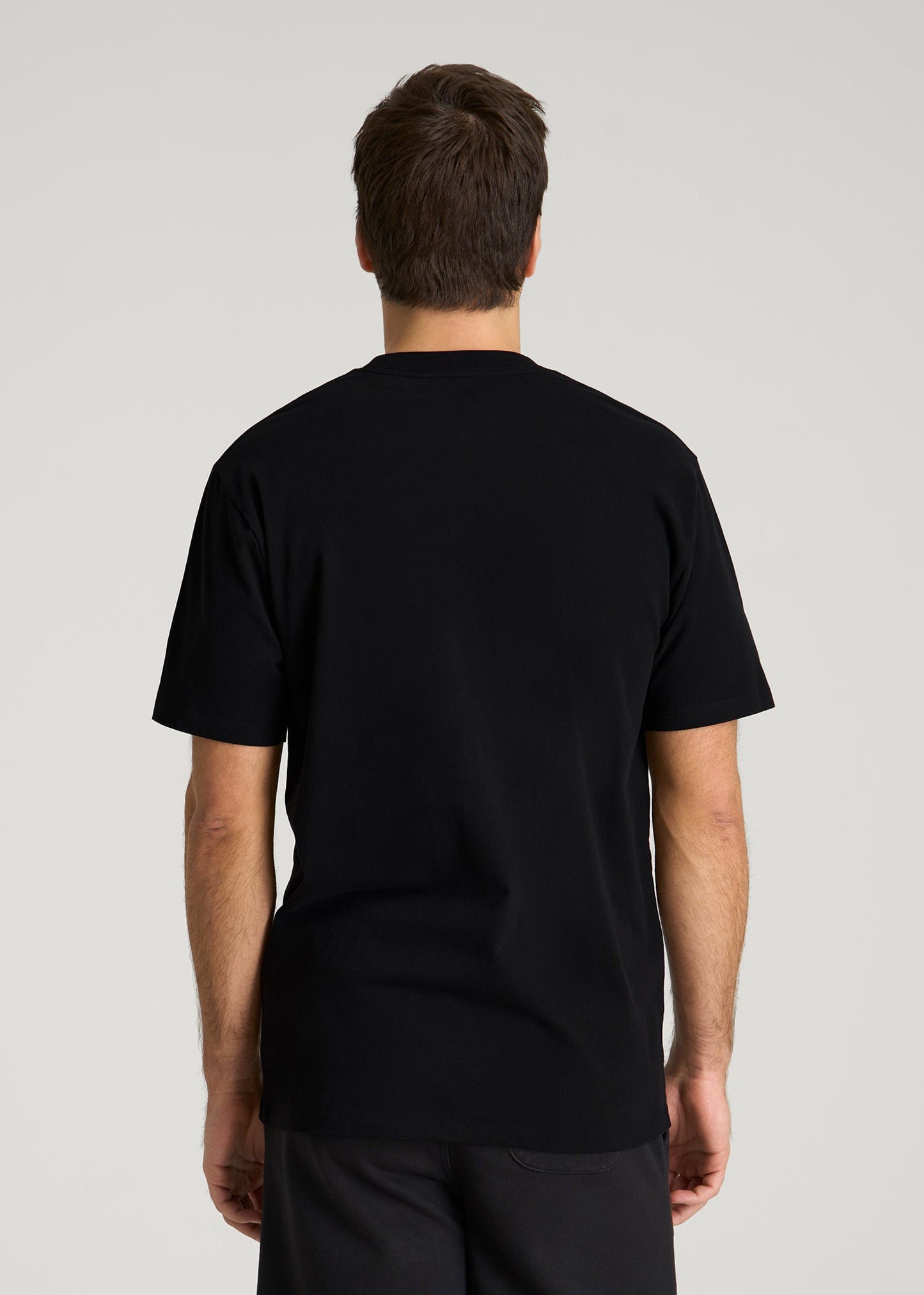 Auto Graphic Tee for Tall Men in Black