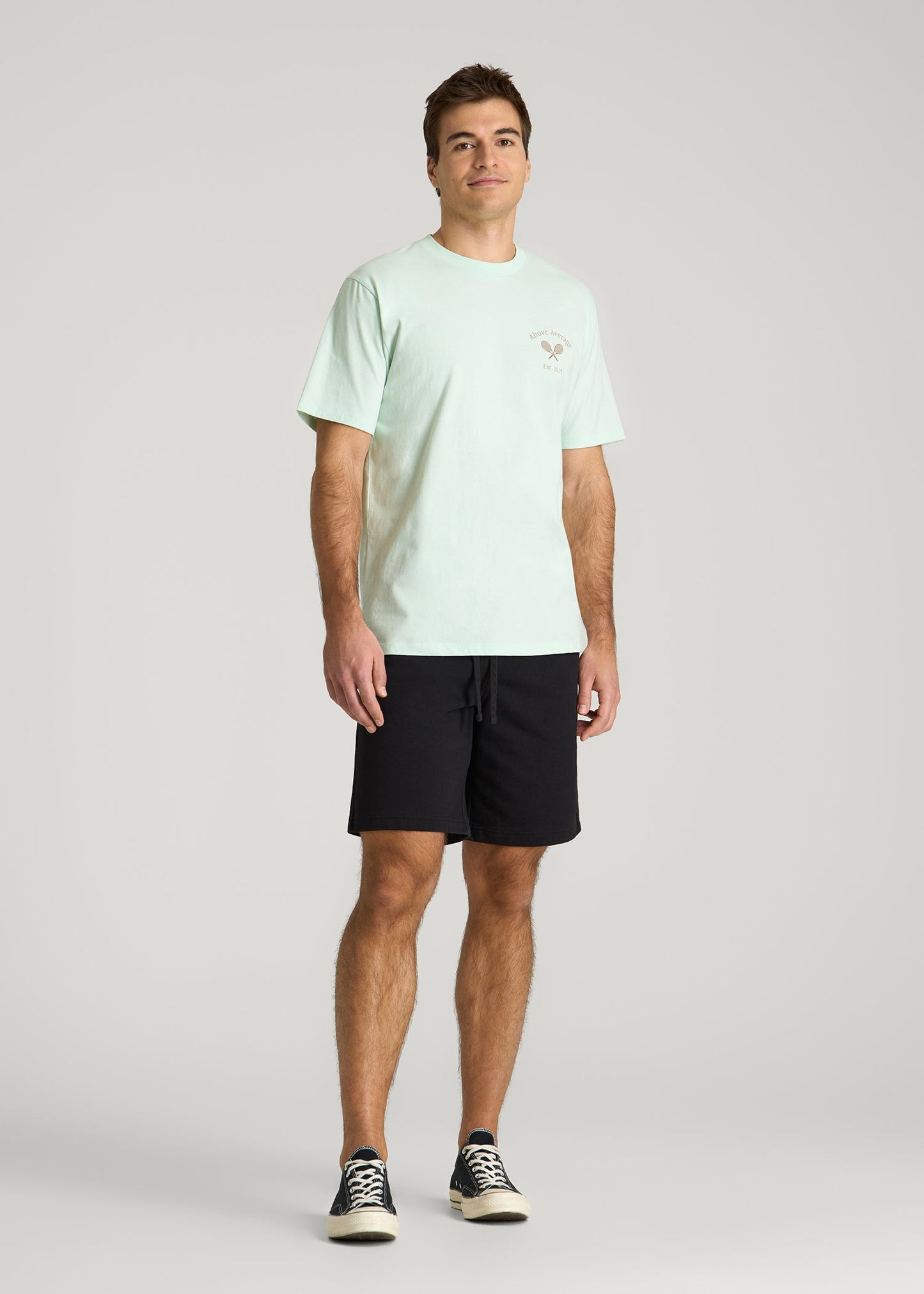 Country Club Graphic Tee for Tall Men in Blue