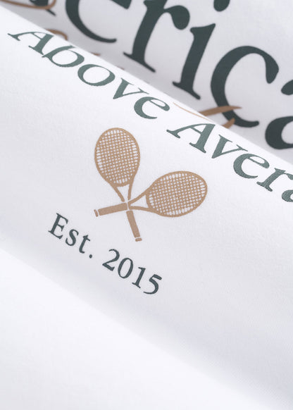 Country Club Graphic Tee for Tall Men in White