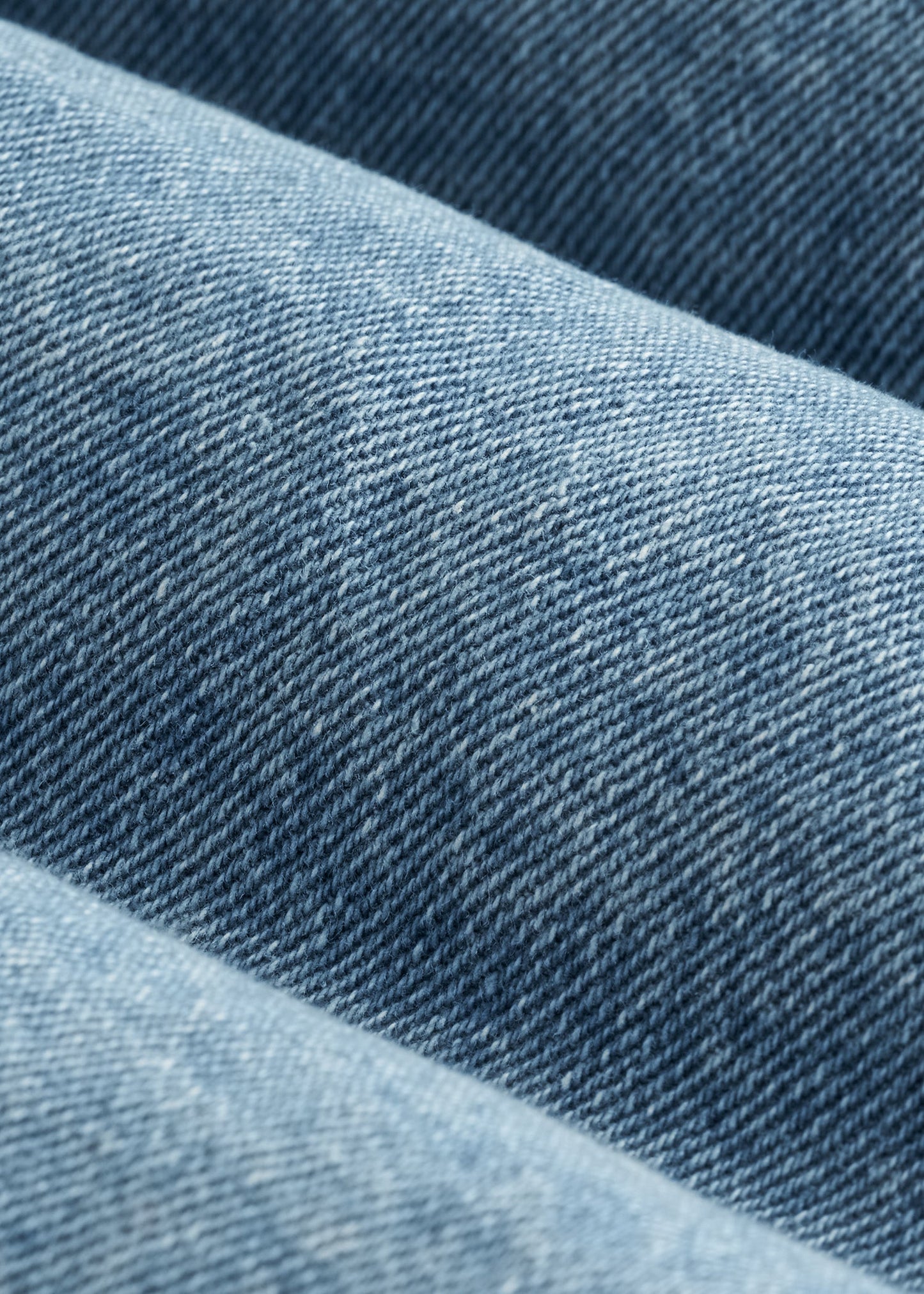 Denim Sherpa Jacket for Tall Men in Stonewash Blue