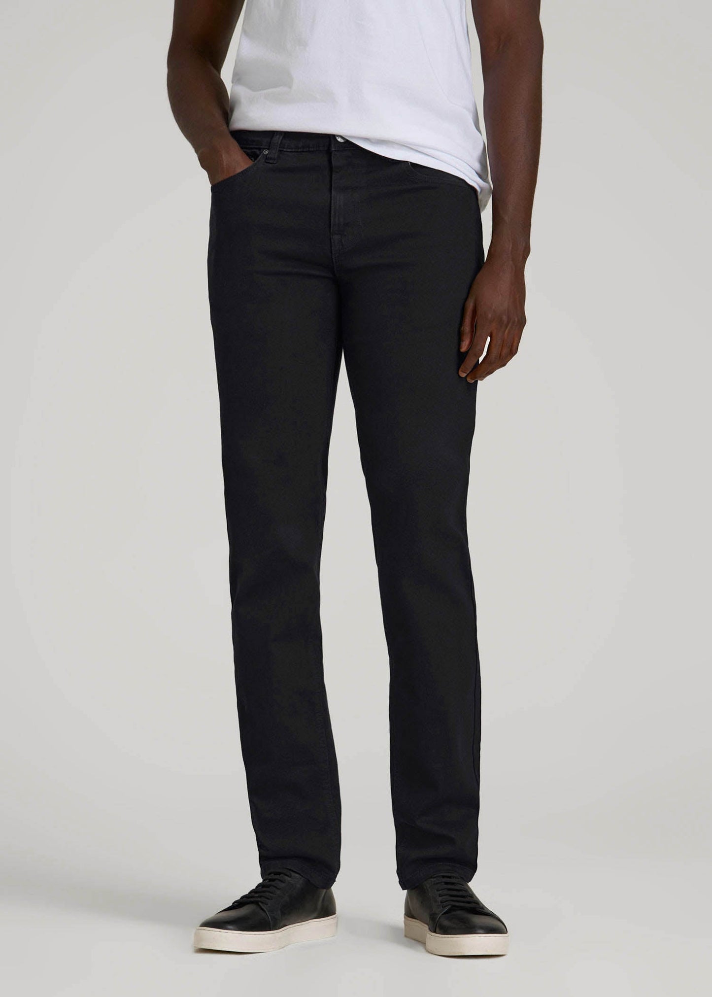Dylan Slim Fit Jeans for Tall Men in Black