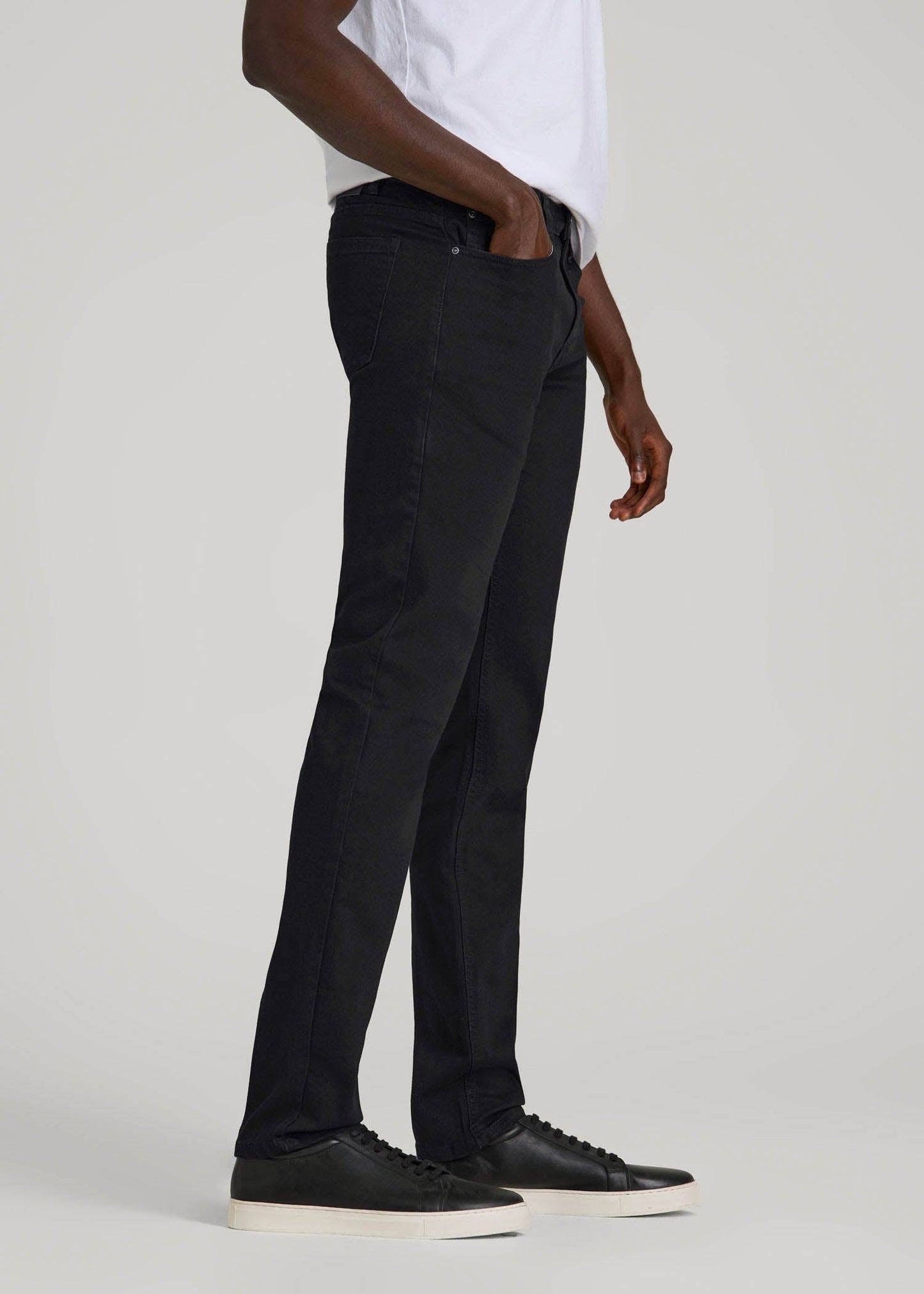 Dylan Slim Fit Jeans for Tall Men in Black
