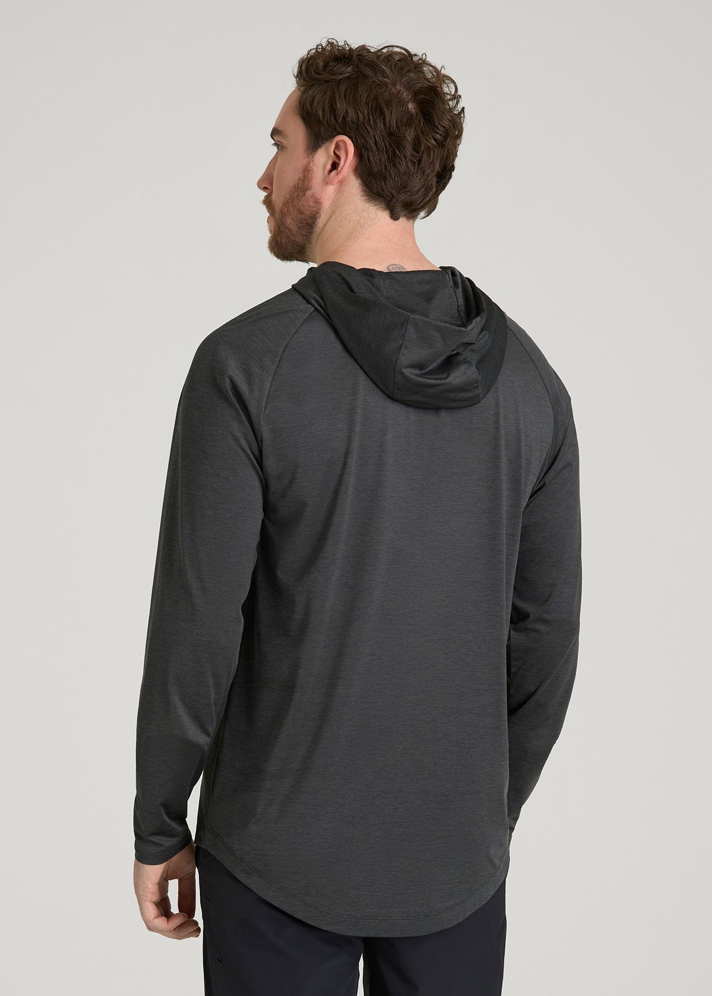 A.T. Performance Training Hoodie for Tall Men in Graffiti Space Dye
