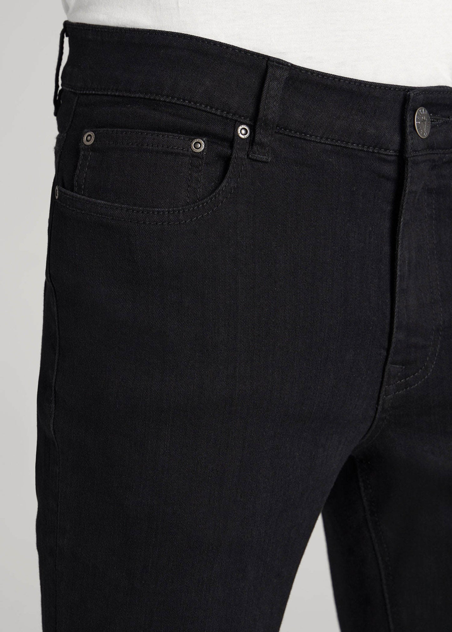 Dylan Slim Fit Jeans for Tall Men in Black