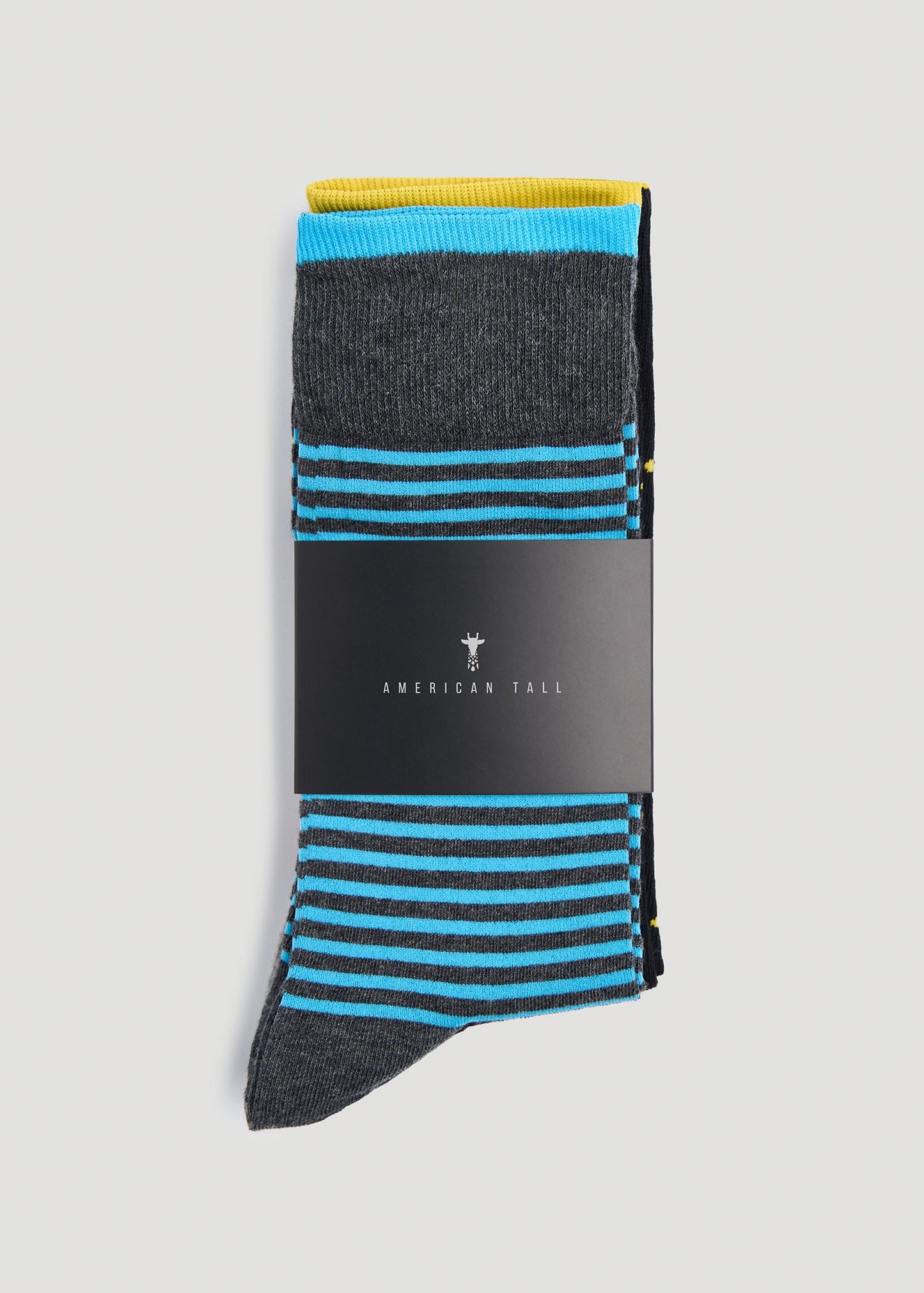 Dress Socks Size 14 to 17 (3-Pack) for Tall Men in Pack A