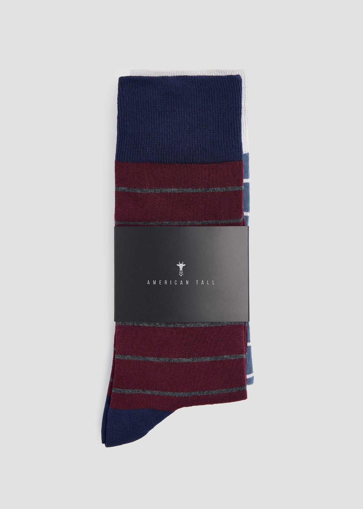Dress Socks Size 14 to 17 (3-Pack) for Tall Men in Pack C